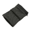 MplehDa Wrist bag, sports wrist bag with zip, black, One