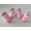 Hdwk&Hped Small Dog Boots, Breathable Mesh Summer Dog Shoes Pink