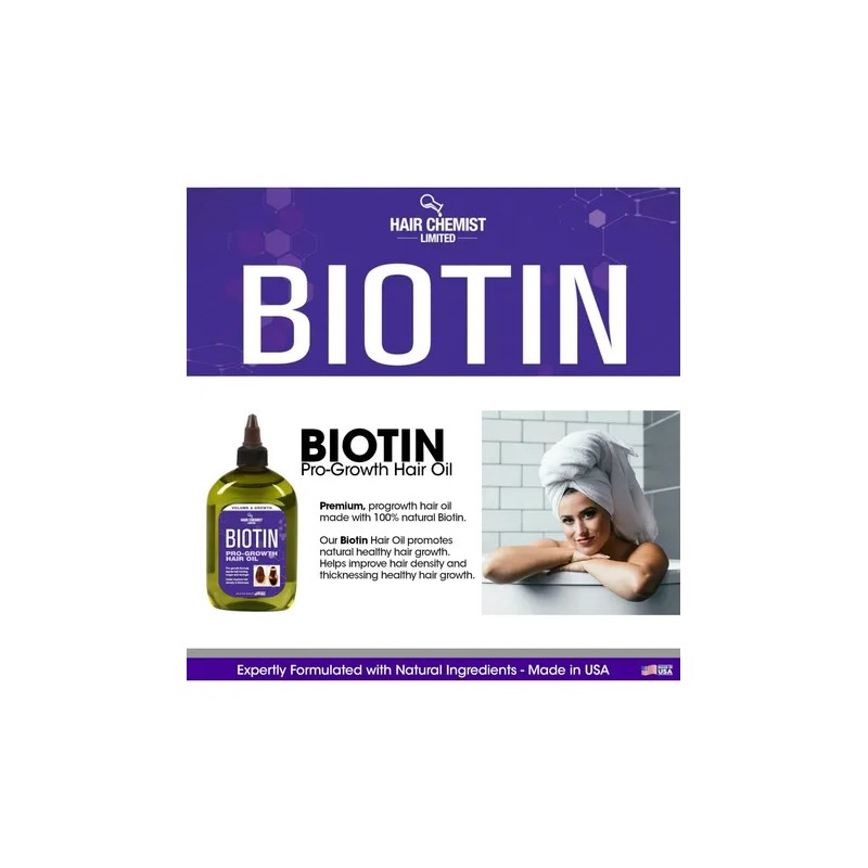 Aceite Capilar Hair Chemist Biotin Pro-crecimiento 357 Ml
