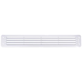 Attwood 6031497 Attwood Flush Louvered Vent, White