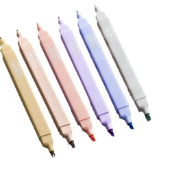 KARELLS Dual Tips Textmarker, Textmarker Pastell 12 Stück, Highlighter Pen Marker Pastell Assorted Farben, No Bleed Dry Fast Easy to Hold, für Journal Bibel Planer Notizen Schule Bürobedarf