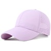 Taidor Quick Dry Baseball Cap Curved Brim Hat Laser Cut