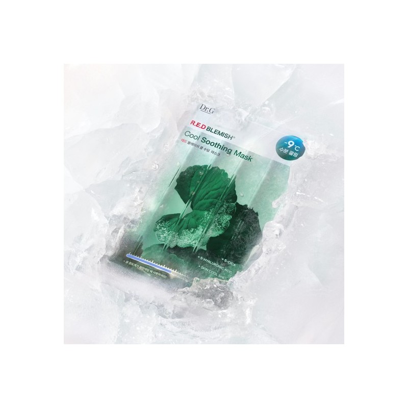 Dr.G Red Blemish Cool Soothing Mask 10 Sheets / 닥터지