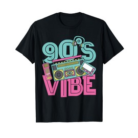 90s Vibe Vintage 1990s Music 90s Costume Party Nineties T-Shirt