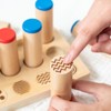 Wooden Sound Cylinders Toy Sensory Integration Training Educational Sound Stick