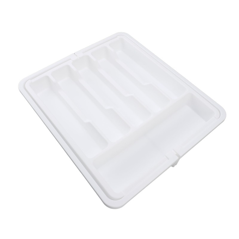 Expandable Utensil Tray Multi Compartments Space Saving Expandable Kitchen Drawer