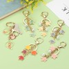 PATIKIL 1 Pcs Maple Leaf Keychain, Metal Cute Keychains Charm