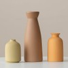 Distressed Ceramic Vase Set of 3, Modern Bohemian Farmhouse Home