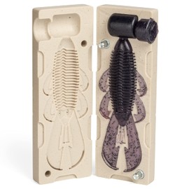 Smedioks Premium Soft Plastiс Mold Lure Making Injection Molds Fishing Lures Googan Bandito Bug 4''