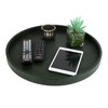 HofferRuffer Extra Large Round Serving Tray 20'', Elegant Oversized Faux