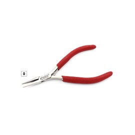 ENZO ENGLAND Micro Snipe Chain Half Round Nose Pliers Smooth Jaws Multi-Function Hand Jewellery Jewelry Making Tools Beading Flat Wire Pliers Stainless Steel