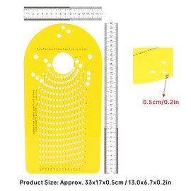 Circle Cutter Router Jig Router Circle Cutting Jig Cuts Perfect 256 Circles from Diameter 2‑1/4 to 18‑3/16 Inch, Circle Cutter Guide Tool for Plunge Router Speaker Cutouts
