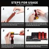eTone Universal Darkroom Developing Tank with 3 Spiral Reels for