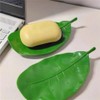 WELANGBN 1Pcs Creative Simulated Leaf Soap Box - Bathroom Soap