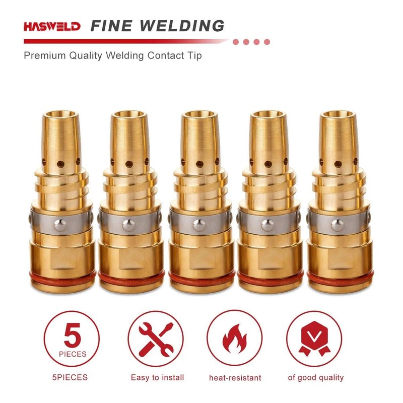 5-PK Gas Diffuser D-MA250 Replacement for Miller AccuLock MDX-250 AccuLock