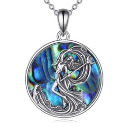 YFN Andromeda Goddess Necklace for Women Sterling Silver Andromeda Jewelry for Women