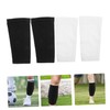 Kisangel 2 Pairs Breathable Football Shin Pad Socks Insert High
