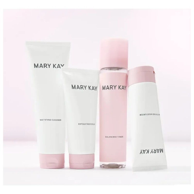 Set De Viaje Limpieza Facial Matificante Línea Mary Kay