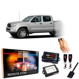 MPC Remote Start Compatible with Toyota Tacoma 2005-2010 || Key to Start Ignition Only || 1-Button Remotes || USA Tech Support