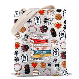 PWHAOO TV Show Lover Tote Bag Hill Basketball TV Show Tote Bag TV Show Inspired Makeup Bag OTH Lover Gift, Hill Basketball Tote