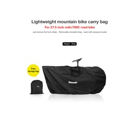 Bike Carry Bag Mountain Bike Carry Bag for 26-27.5 Inch Portable Cycling Bike MTB700C Travel Bicycle Storage Bag