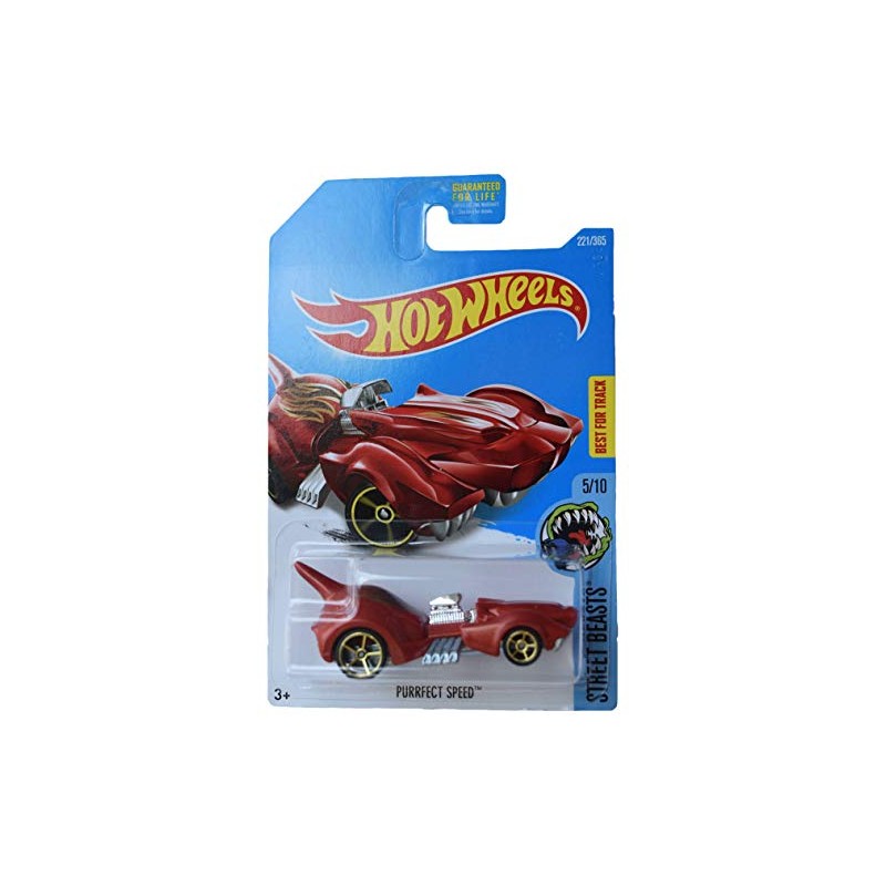 Mattel Hot Wheels Purrfect Speed 221/365, red