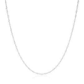 Bloom 0773-0024-0016-0000 Silver Screw Chain Necklace, 15.7 inches (40 cm)