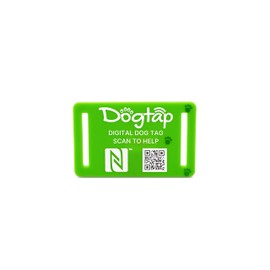 DOGTAP Light Small - The Intelligent Dog Tag with NFC Chip, 50 x 30 mm
