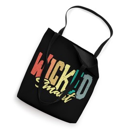 Wicked Smaht Groovy Retro Boston Massachusetts Style Tote Bag