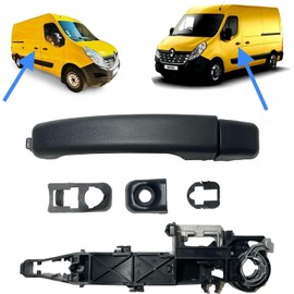 Interior Mechanism + Door Handle Left (Driver Side) or Sliding Door Right (Passenger Side) Compatible with Master 3 Movano B NV400 (2010 Onwards) OEM: 806075481R 806070377R