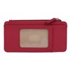 Julia Buxton Vegan Leather Pik-Me-Up® Thin Card Holder Red