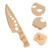 CIYODO Wooden Vegetable Stripper Tool Leaves Remover for Easy Vegetable