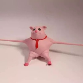 ML Kit 2 Muñeco Cerdito  De Compresión Antiestrés