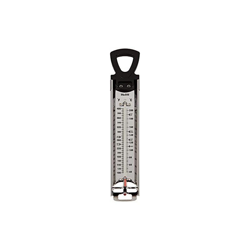 IBILI TERMOMETRO DE AZUCAR, Stainless Steel, Silber/schwarz/transparent, 30 x 10