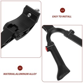 BESPORTBLE Aluminum Alloy Double Leg Kickstand Adjustable for Parking and Easy to Install Stand for Mountain and Road