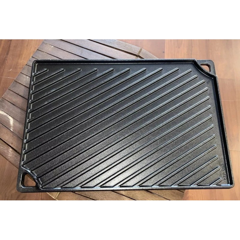 Lodge Seasoned Cast Iron Double Sided Grill/Griddle