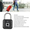 Fingerprint Padlock Biometric Smart Padlock Waterproof Up To 20 Fingerprints