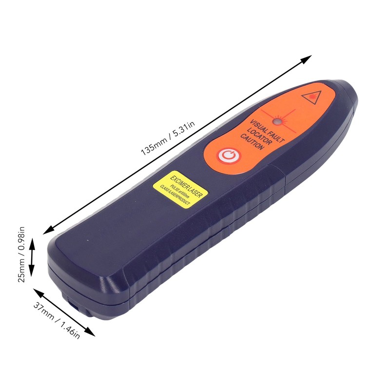 Fiber Visual Fault Locator Optic Network Cable Tester Meter Red