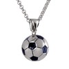 LUCKMAN Collar Hombre de Balón de Fútbol Soccer, Cadena con