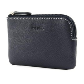 Picard Diego Men's Key Case Genuine Leather Small with Zip Key Case Everyday Business, jeans colour, diego