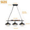 Willbebest Pool Table Light, Fixtures Ceiling Lamp for Game Room