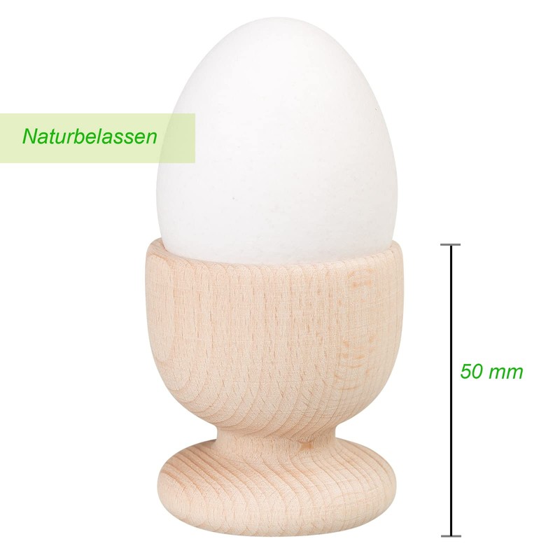 Smart Planet Set of 6 Wooden Egg Cups - Egg