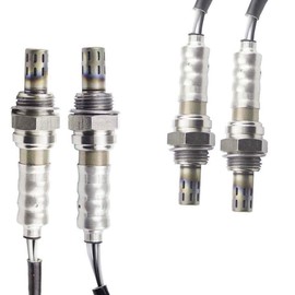 higherbro 4PCS Oxygen O2 Sensor 1 & 2 for 2013-2014 Hyundai Santa Fe 3.3L; 2014 Kia Sorento 3.3LUpstream + Downstream (Only fit AWD)