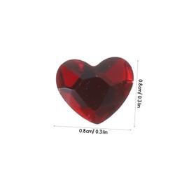 Outanaya Heart Shaped Nail Gems Charms Small Large Rhinestones for Nails Romantic Nail Decorations for Women DIY Manicure Accessories for Unique Nail Art