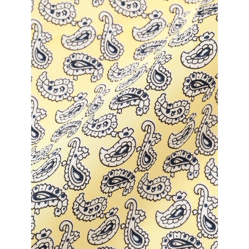 Beams Plus Men's Bandana Handkerchief Silk Mini Paisley Print Square,