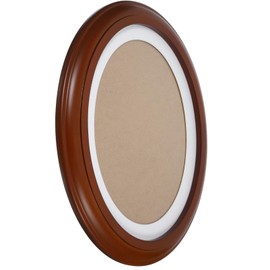 Kichvoe Oval Picture Frame 28 5 cm Wooden Wall Hanging Picture Frame for Living Room Bedroom Wall Decoration