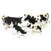 Talking Turtle 4pc Cow Figure Set - Plastic Farm Animal