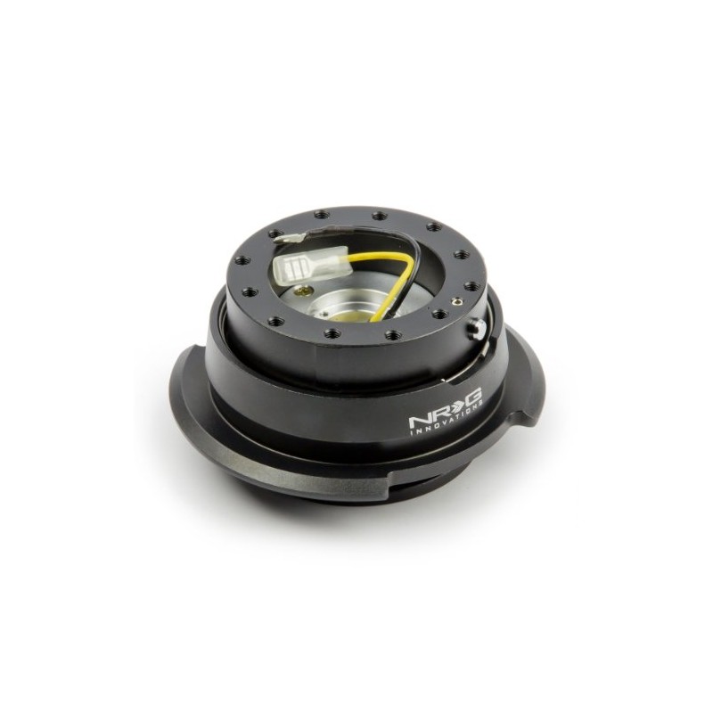 NRG Innovations SRK-280BK Quick Release Kit (Black/Black Ring)