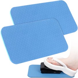 OIIKI 2 Pack Sewing Machine Pedal Mat, Sewing Machine Foot Pedal Non Slip Pad, 13x6.69x0.23 in Sewing Supplies Accessories for Reduce Vibration and Noise, Easy to Clean - Blue