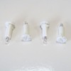 LXAUTOPCH HVAC Control Neo-Wedge Bulb With White Socket(Set of 4pcs)